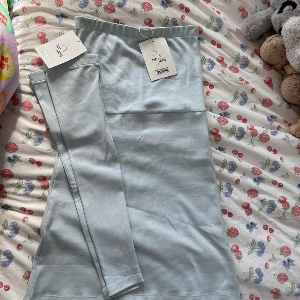 Djerf Avenue Light Blue Tube Dress w/ sleeves included